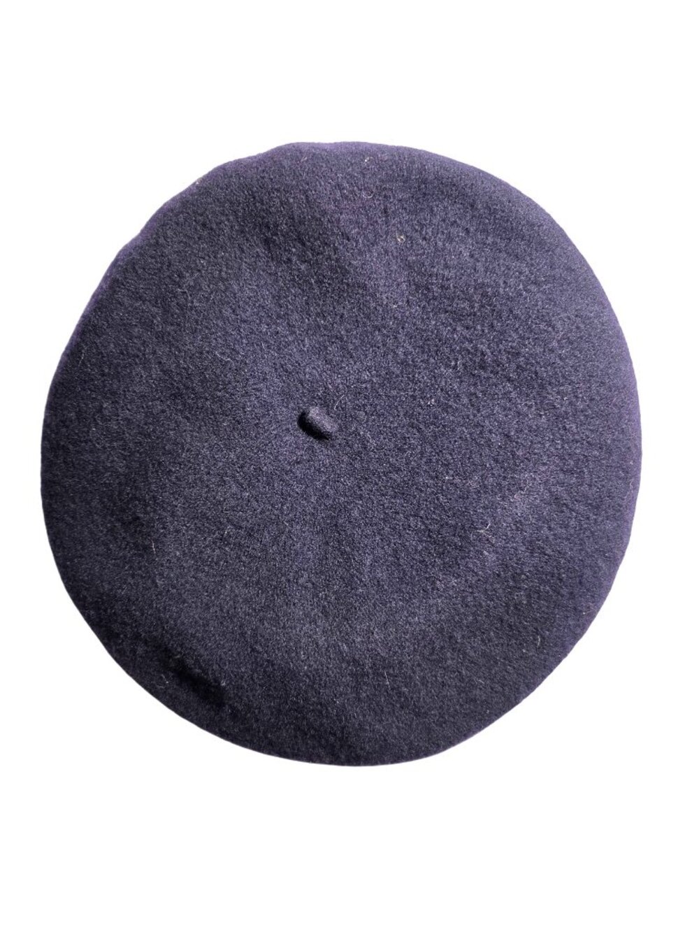 Beret Hat DKNY winter navy blue Multicolor Trim Women